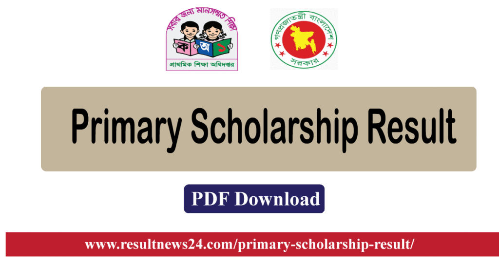 primary scholarship result