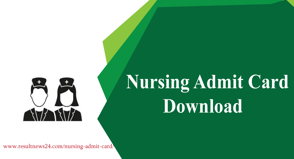 nursing admit card