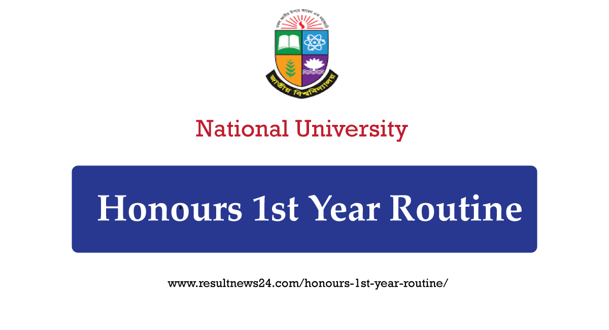 nu honours 1st year routine