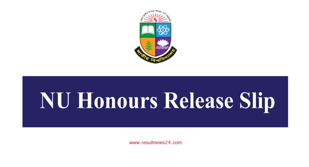 nu honours release slip