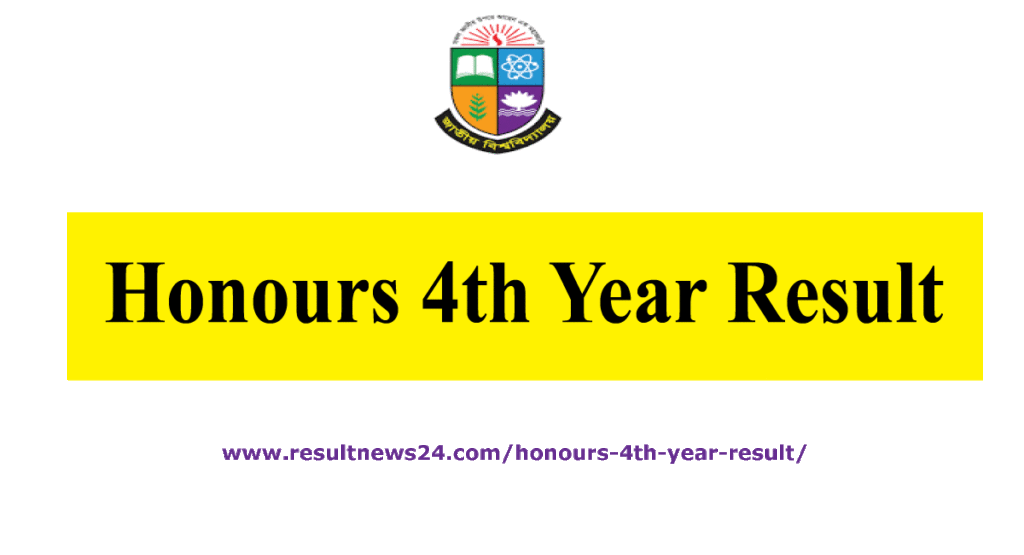 honours 4th year result 2023