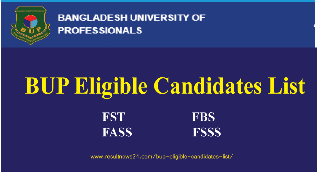 bup eligible candidates list