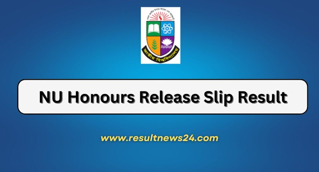 nu honours release slip result