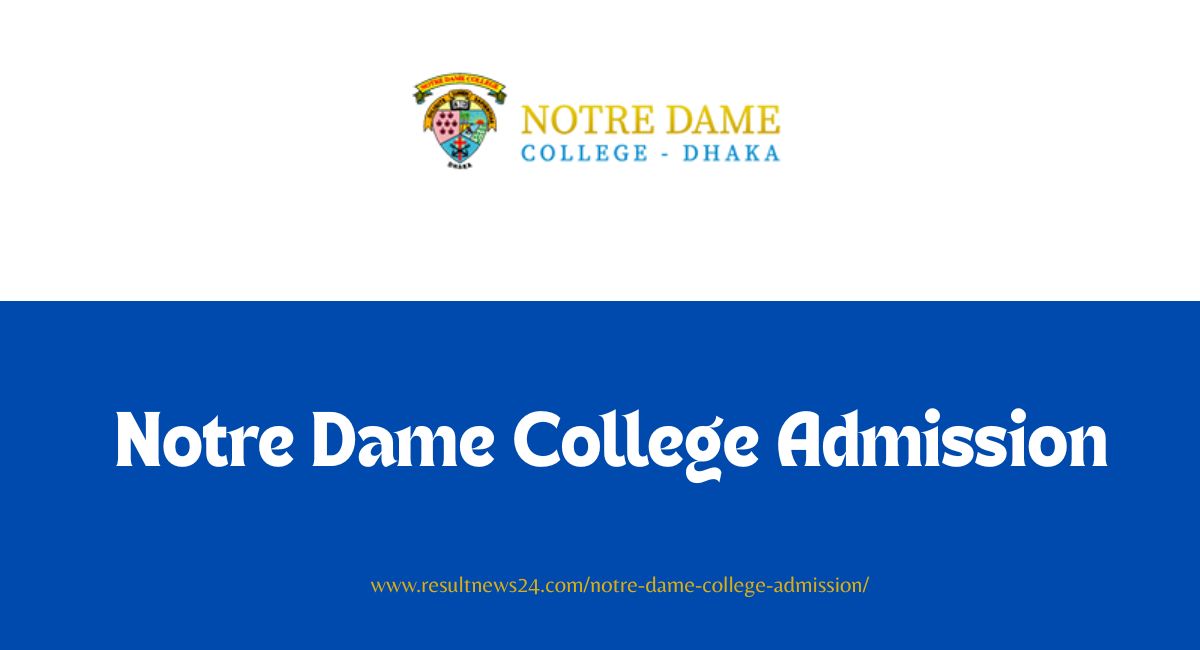 Notre Dame College Admission