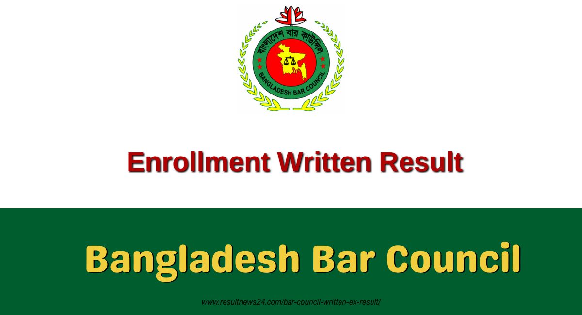 Bar Council Written Exam Result