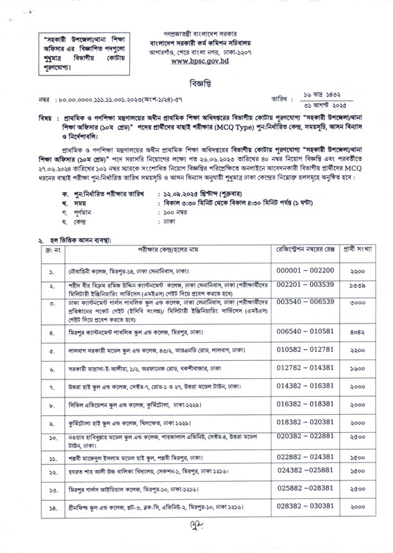 ATEO Exam Seat Plan 2025 -1