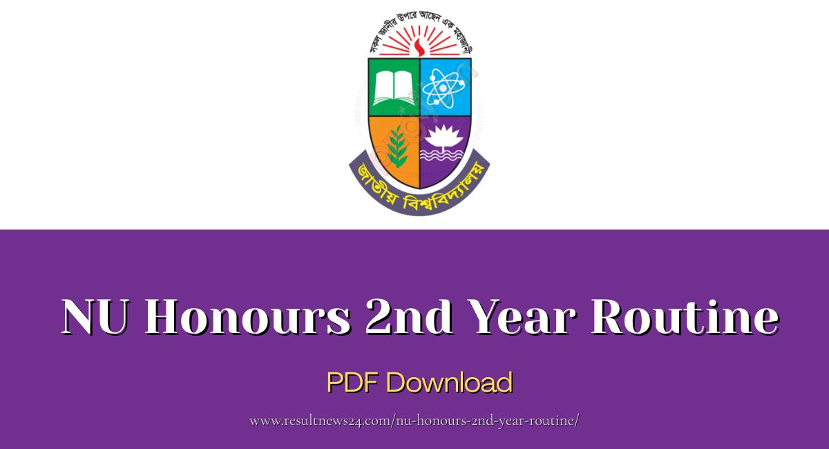 NU Honours 2nd Year Routine